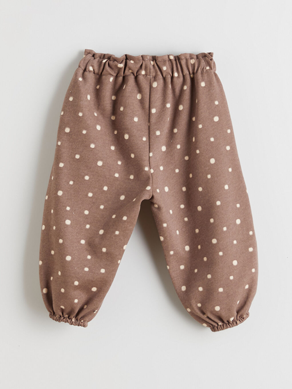 Ekru Bebe Yaka Kız Bebek Hırka ve Pantolon-5