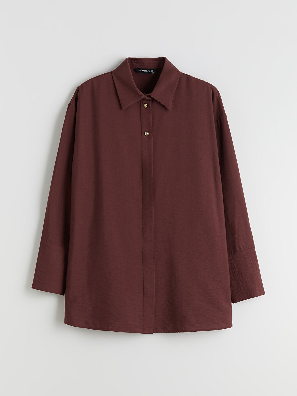 Bordo Kadın Gömlek Tunik-4