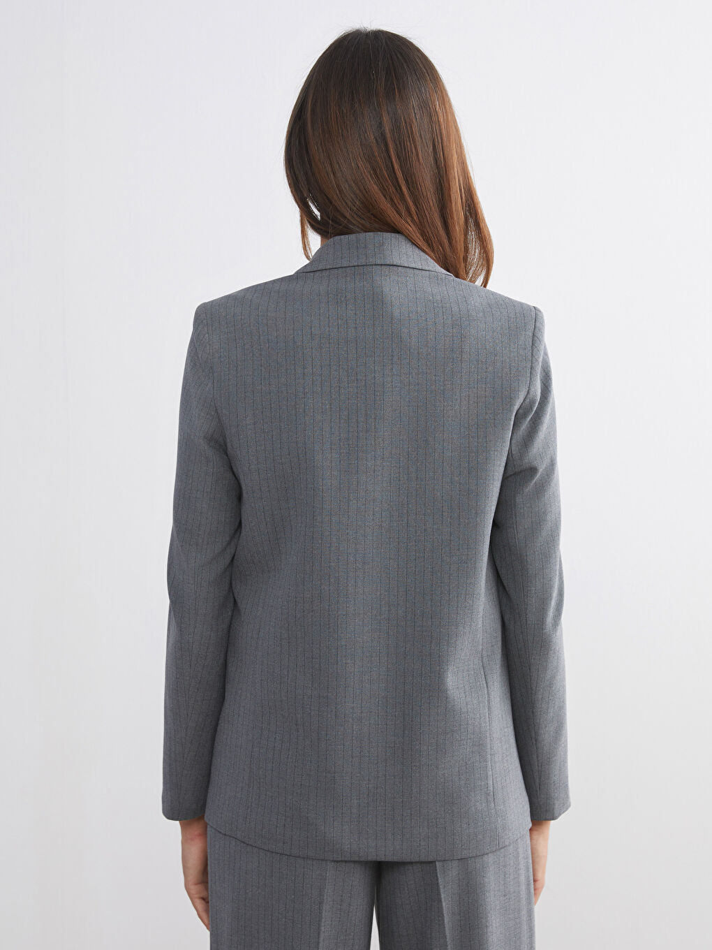 Striped Women's Blazer Jacket-7