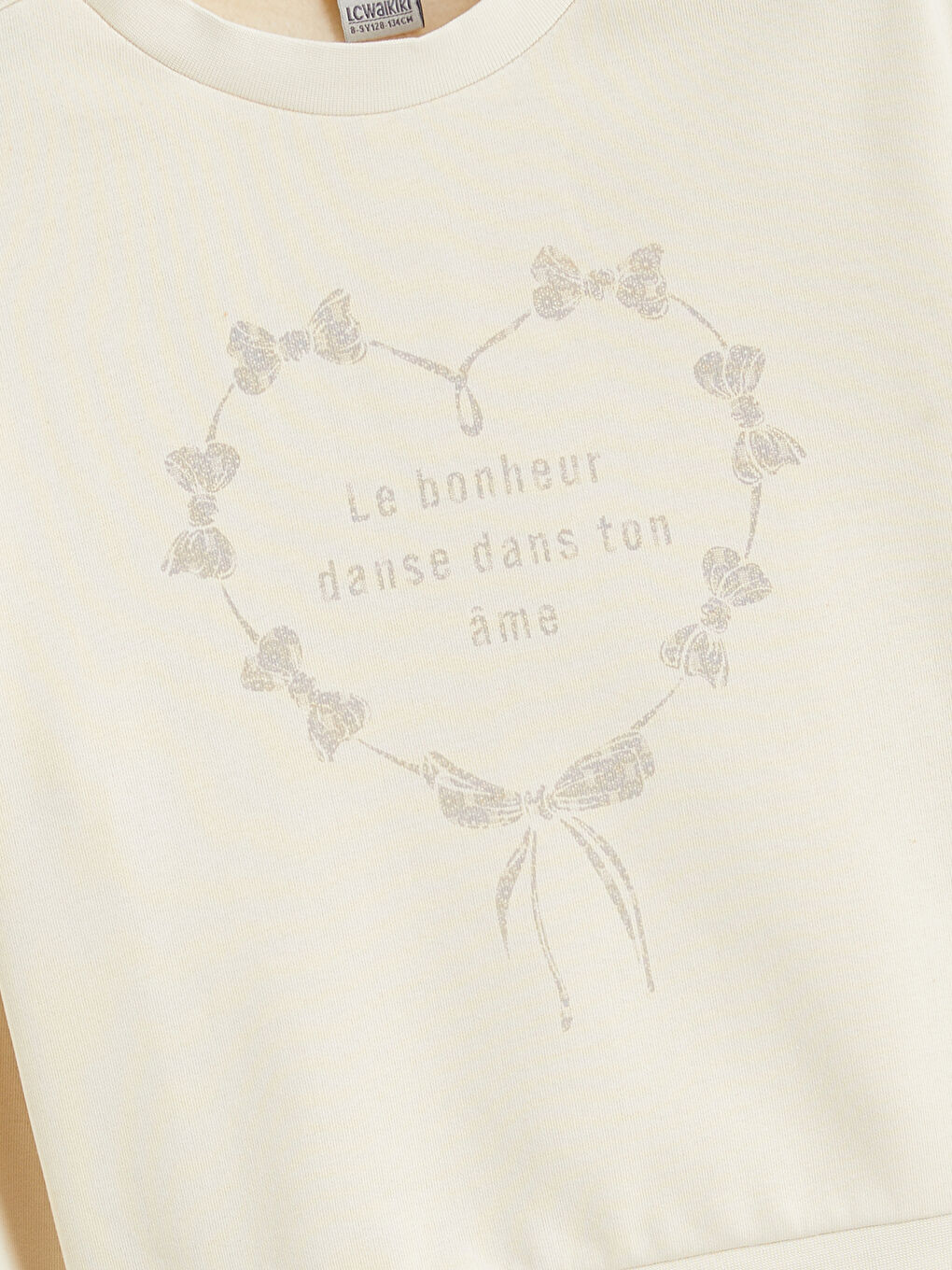 Crew Neck Girl's Thick Sweatshirt-1