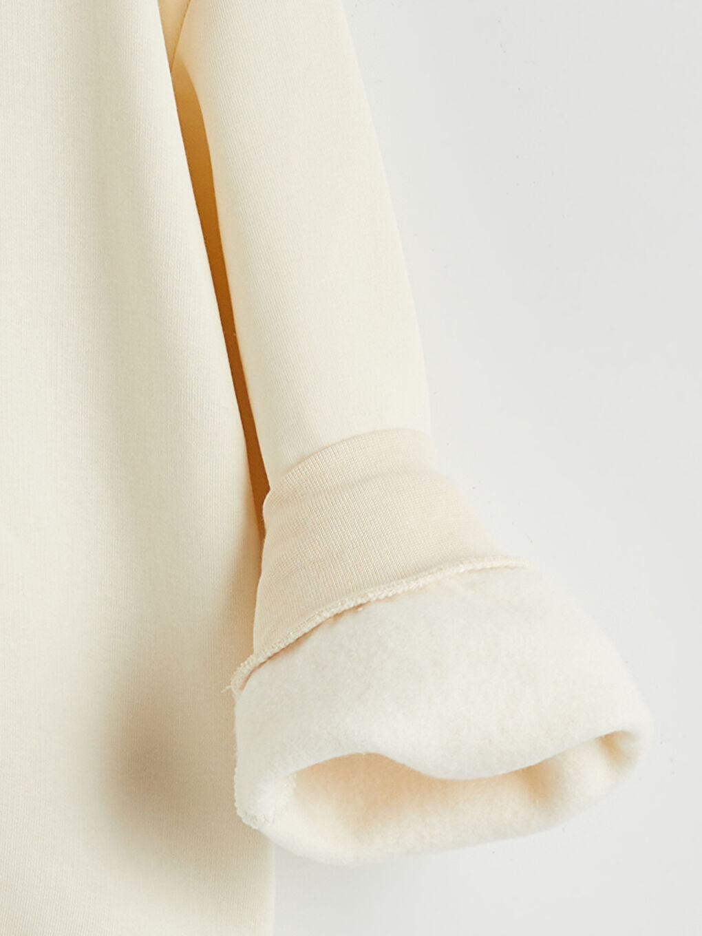 Crew Neck Printed Girls' Thick Sweatshirt-2