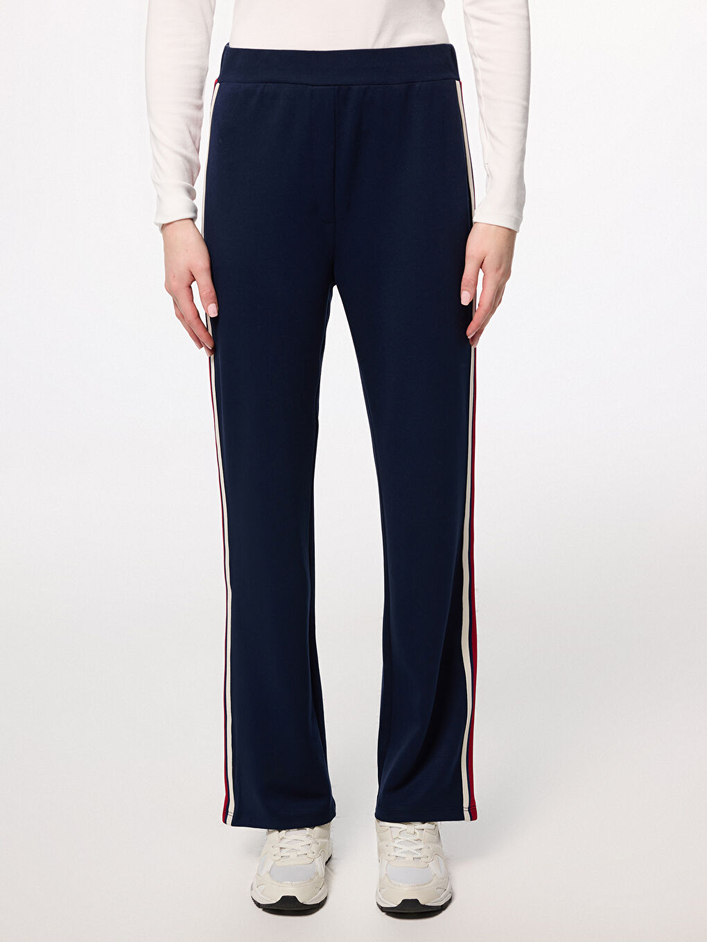 Elasticated Waist Women's Trousers-1