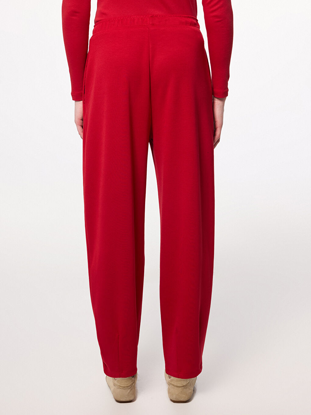 Elasticated Waist Women's Trousers-3