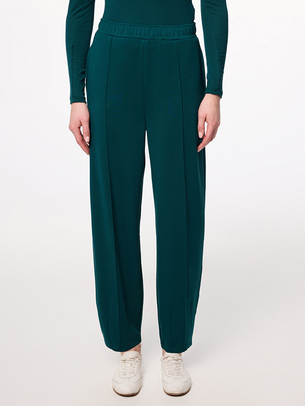 Elasticated Waist Women's Trousers-1