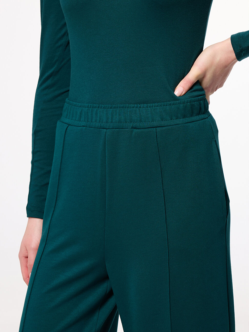 Elasticated Waist Women's Trousers-2