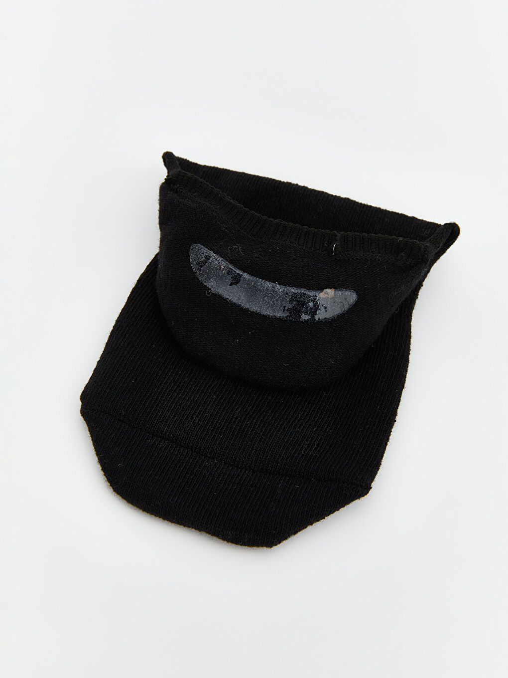 Beyaz Kadın Düz Babet Çorap 3'lü-1