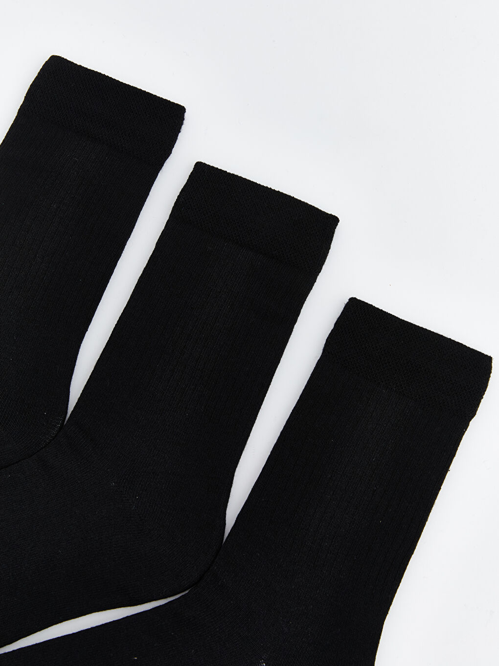 Siyah Erkek Soket Çorap 3'lü-1