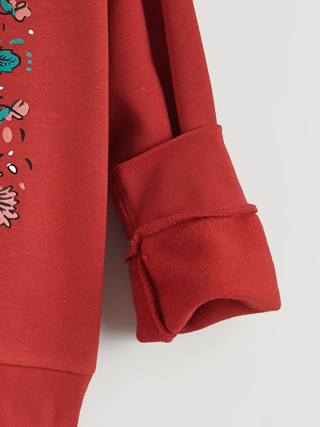 Sweat-shirt Imprimé pour Filles à Col Rond-2