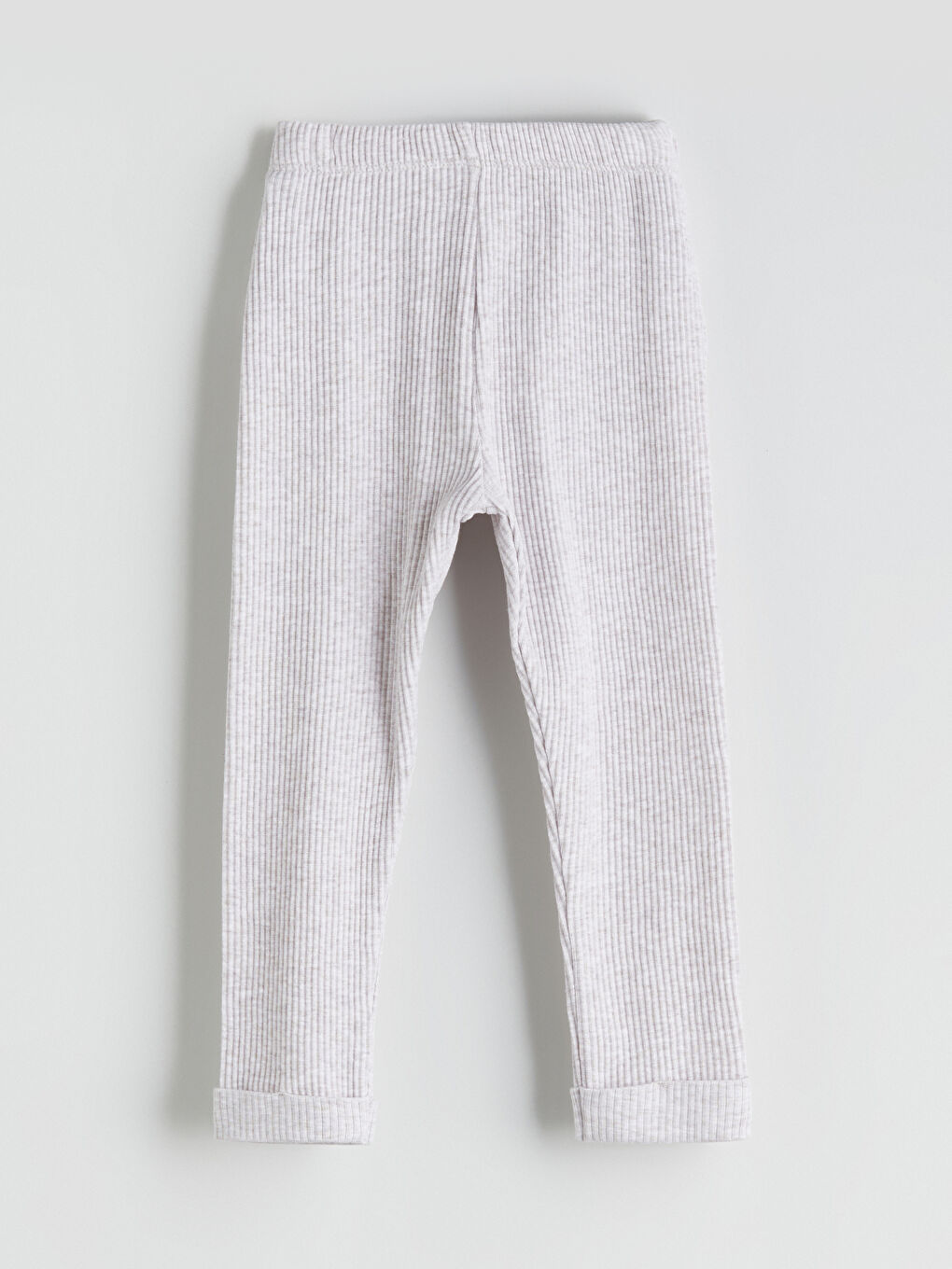 Ekru Beli Lastikli Erkek Bebek Jogger Eşofman Alt