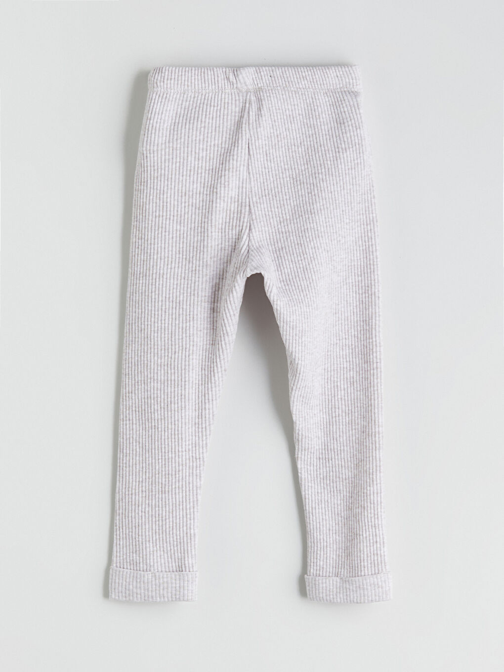 Ekru Beli Lastikli Erkek Bebek Jogger Eşofman Alt-2