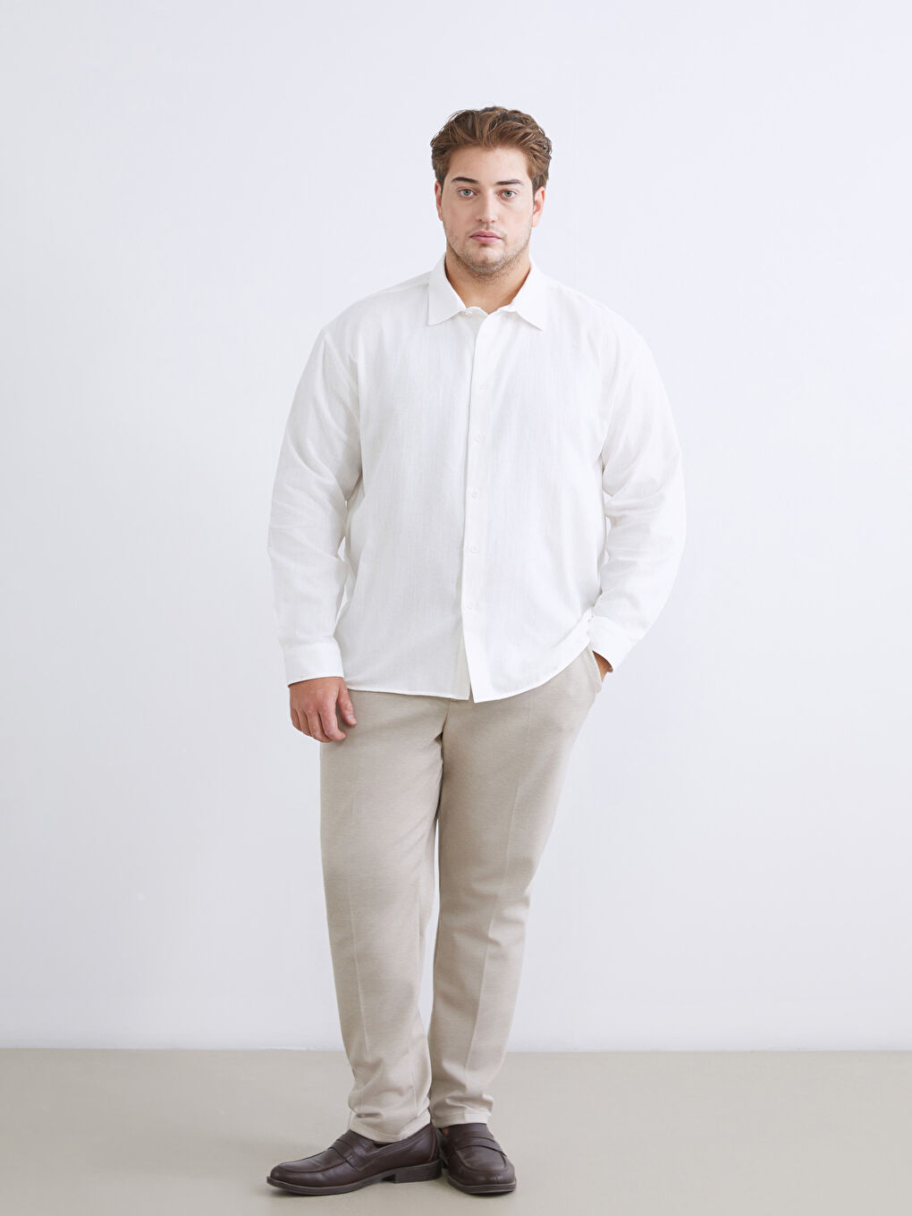 Man ECRU Shirt-1