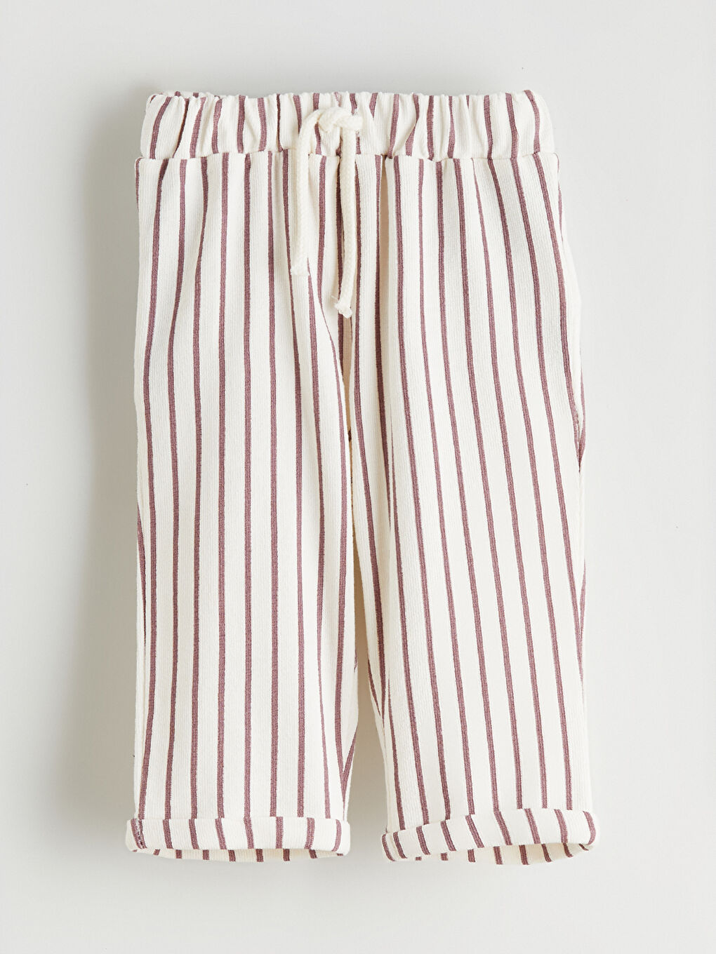 Lila Bisiklet Yaka Erkek Bebek Tişört ve Pantolon 2'li-4