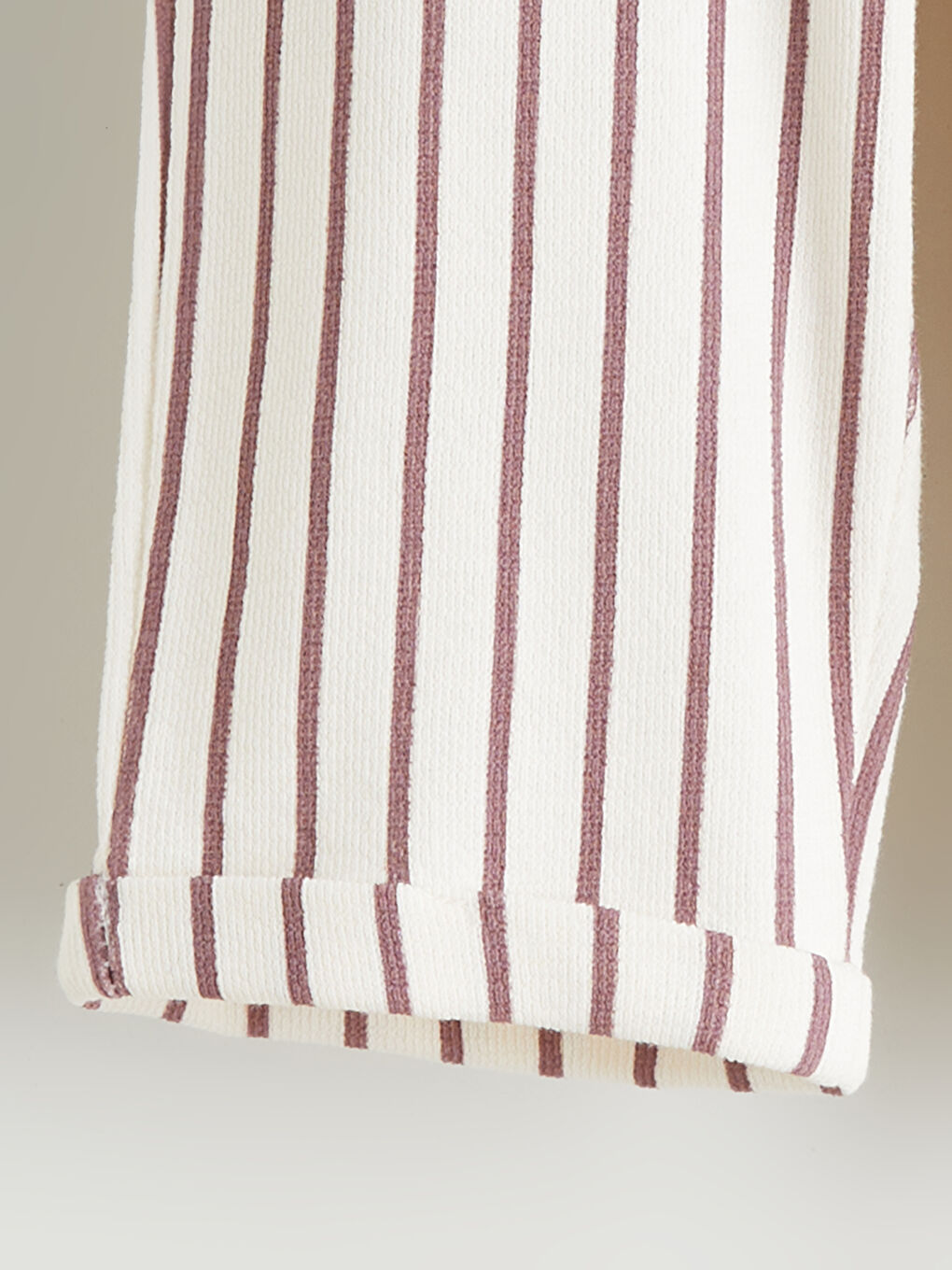 Lila Bisiklet Yaka Erkek Bebek Tişört ve Pantolon 2'li-5