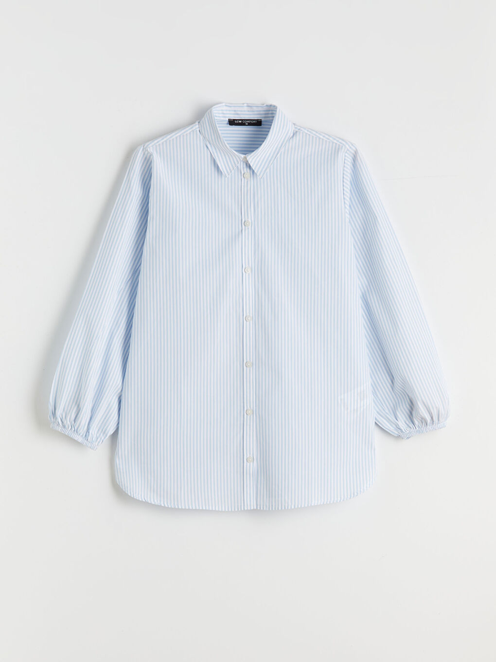 Striped Poplin Women's Shirt-4