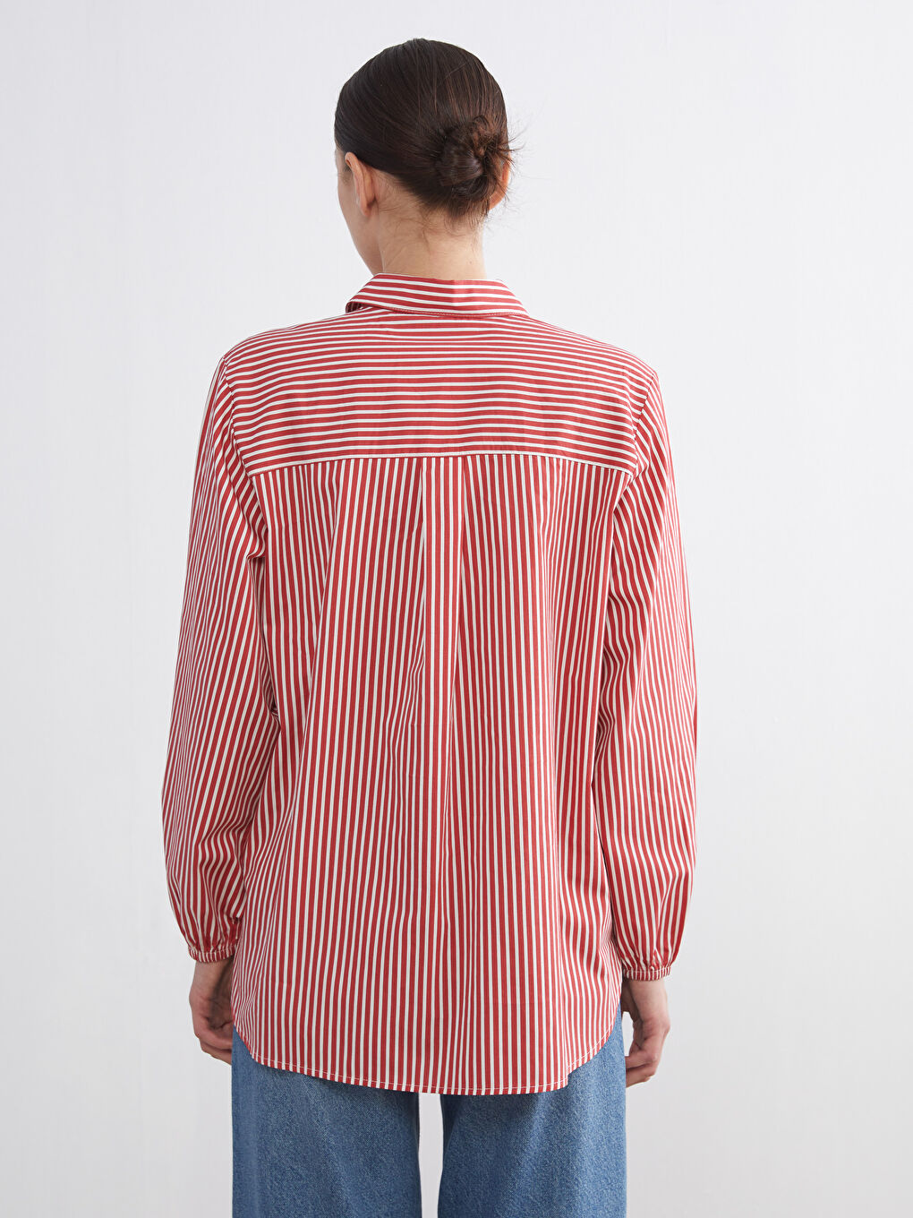 Loose Fit Striped Women's Shirt-3
