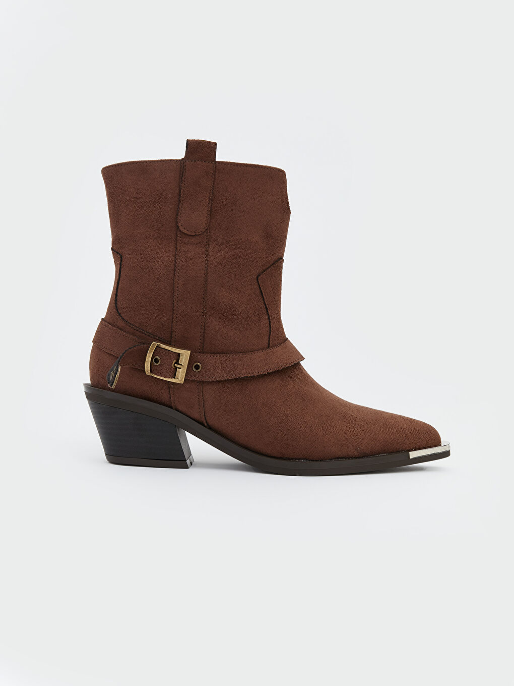 Kahverengi Deri Görünümlü Kadın Bot-1