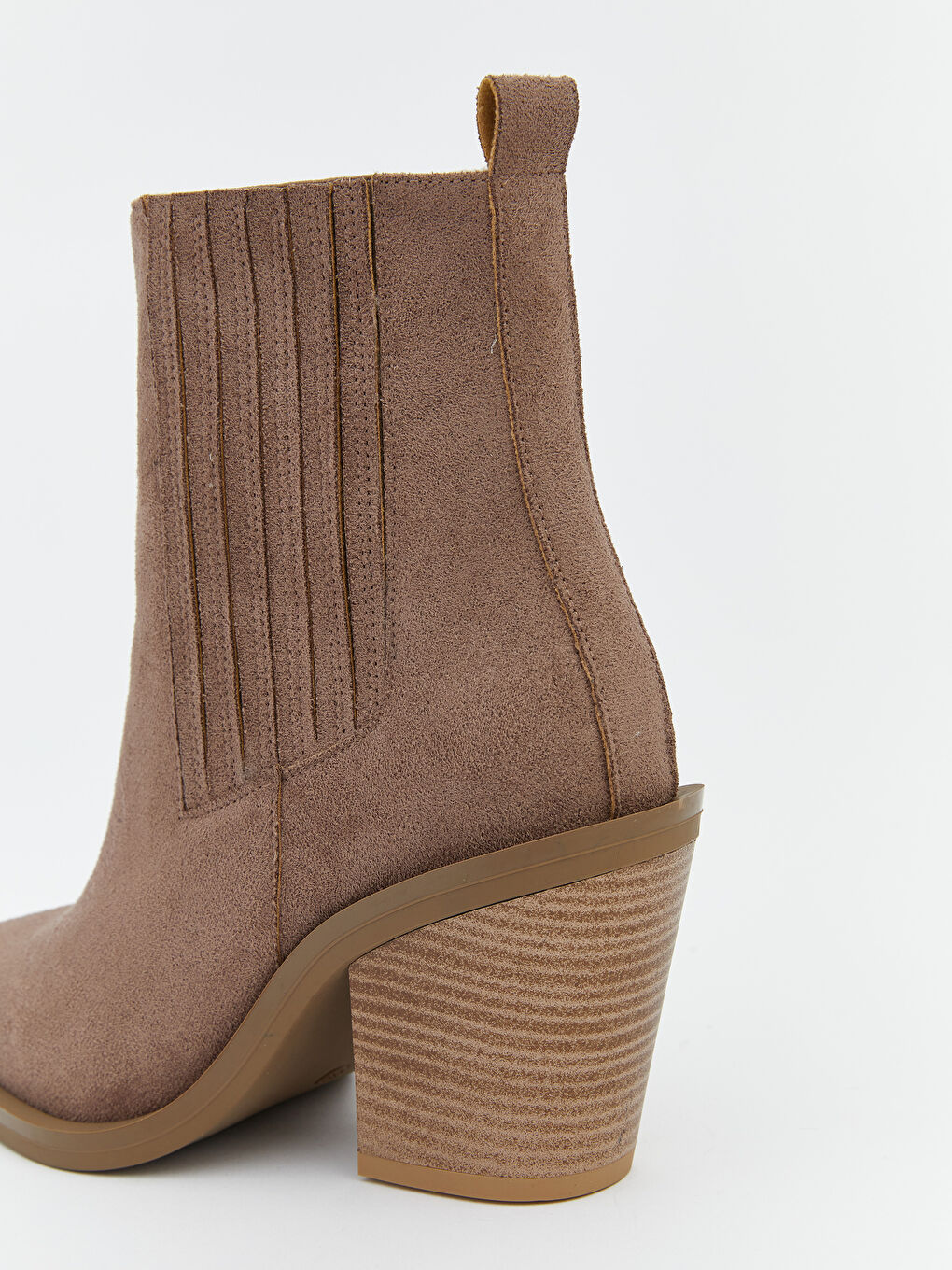 Kahverengi Süet Görünümlü Kadın Bot-4