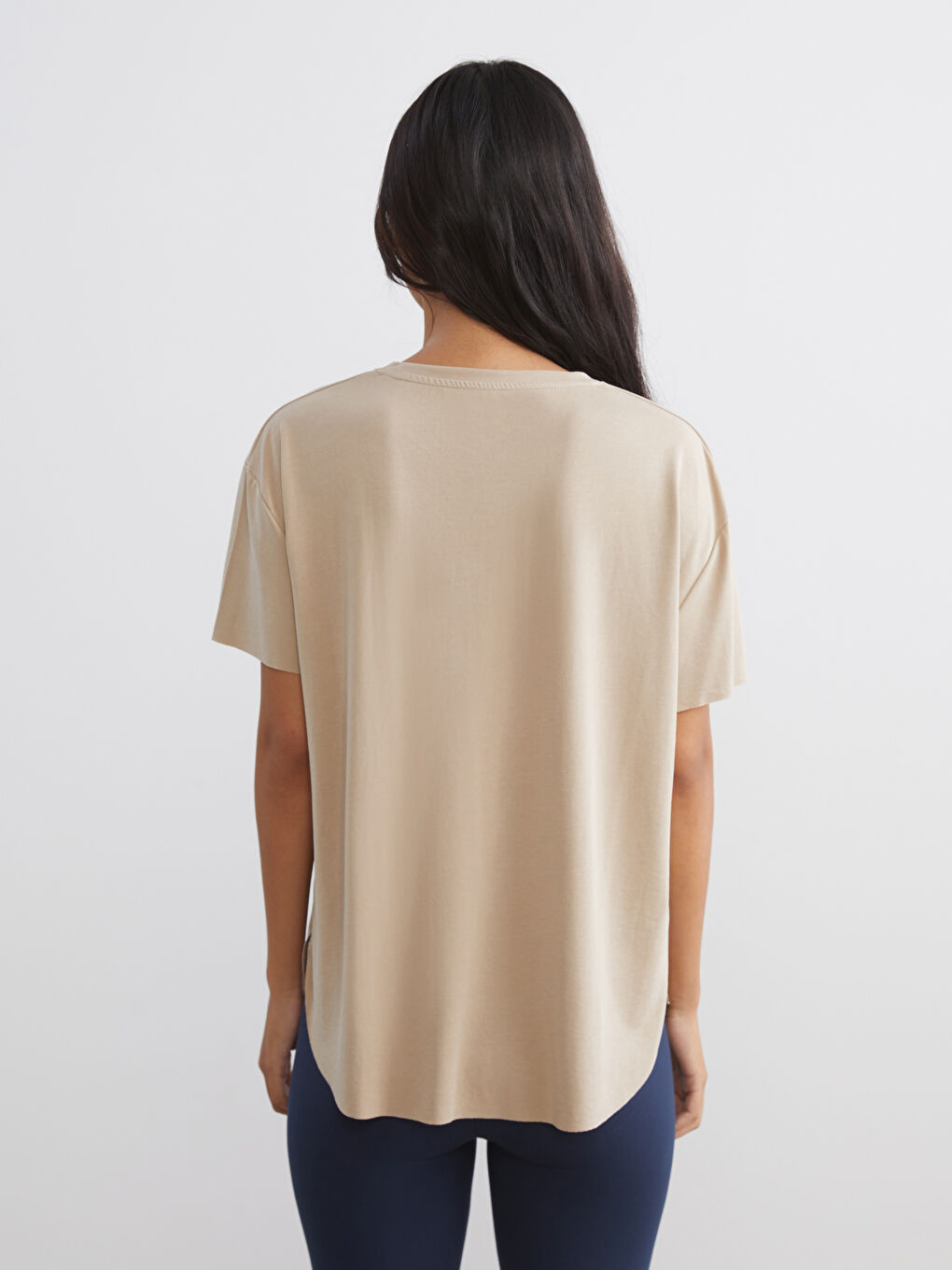 Crew Neck Women's Sports T-Shirt-3