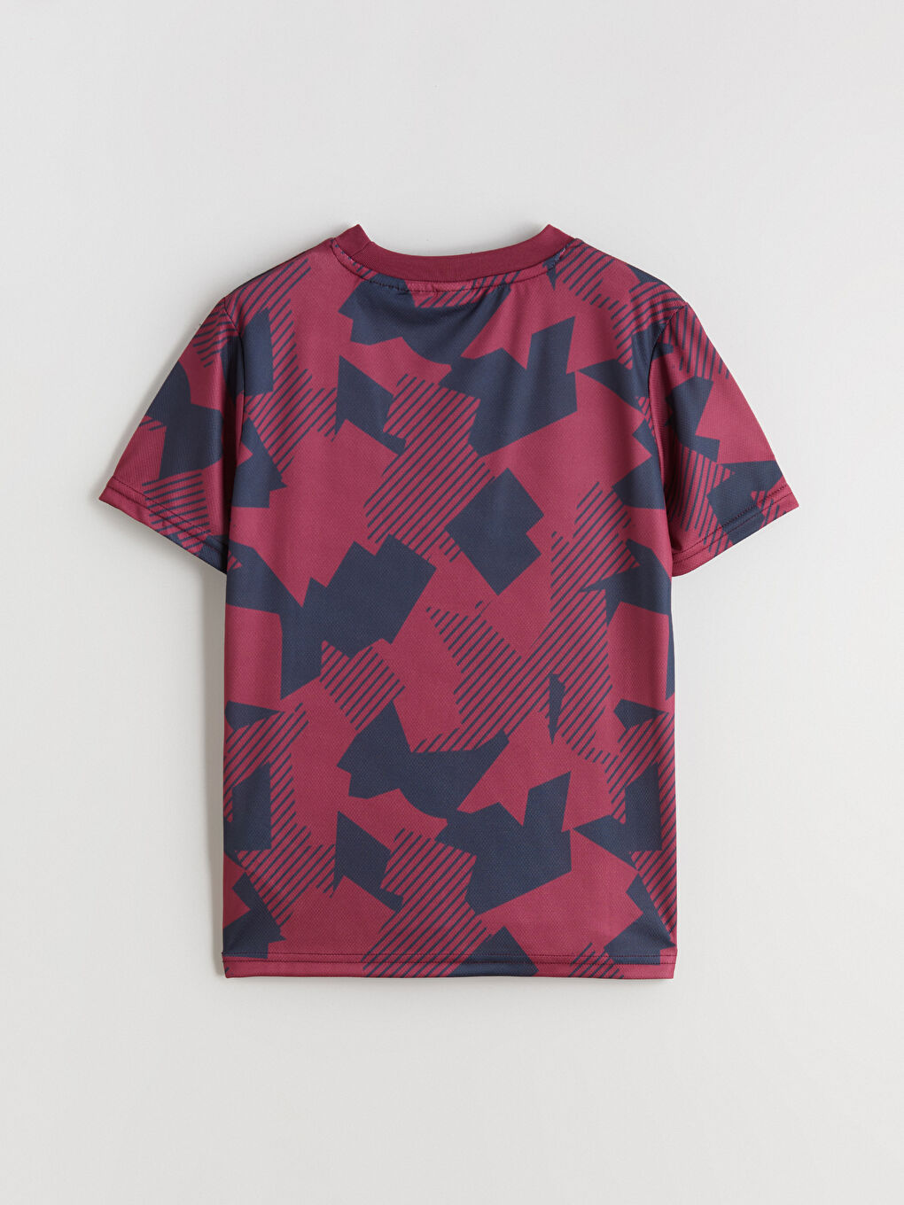 تيشيرت مطبوع برشلونة ياقة دائرية للأولاد-2