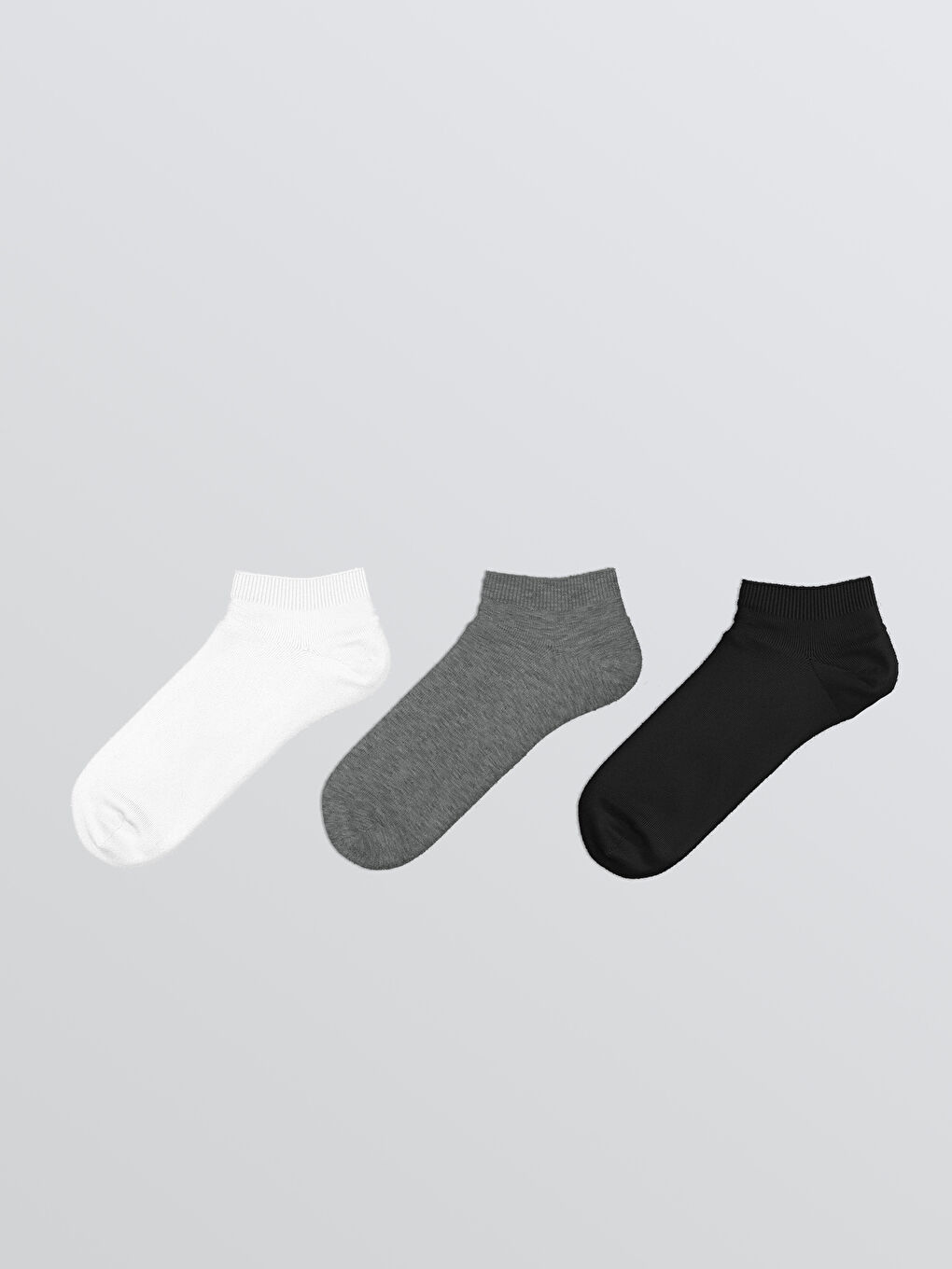 Siyah Basic Erkek Çocuk Patik Çorap 3'lü