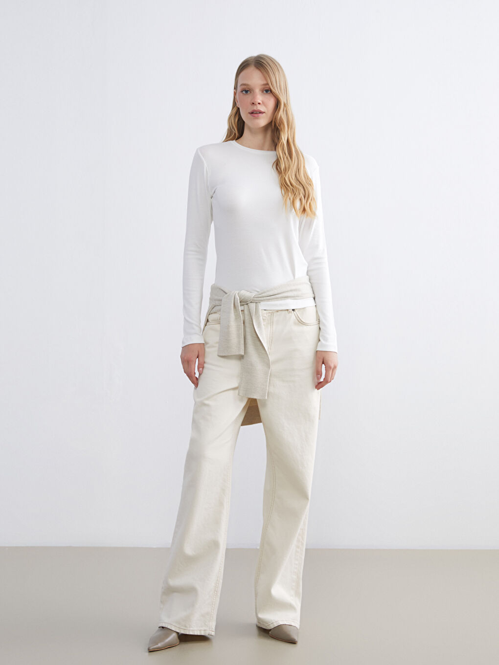 Okrugli izrez Ženski Bodi-1