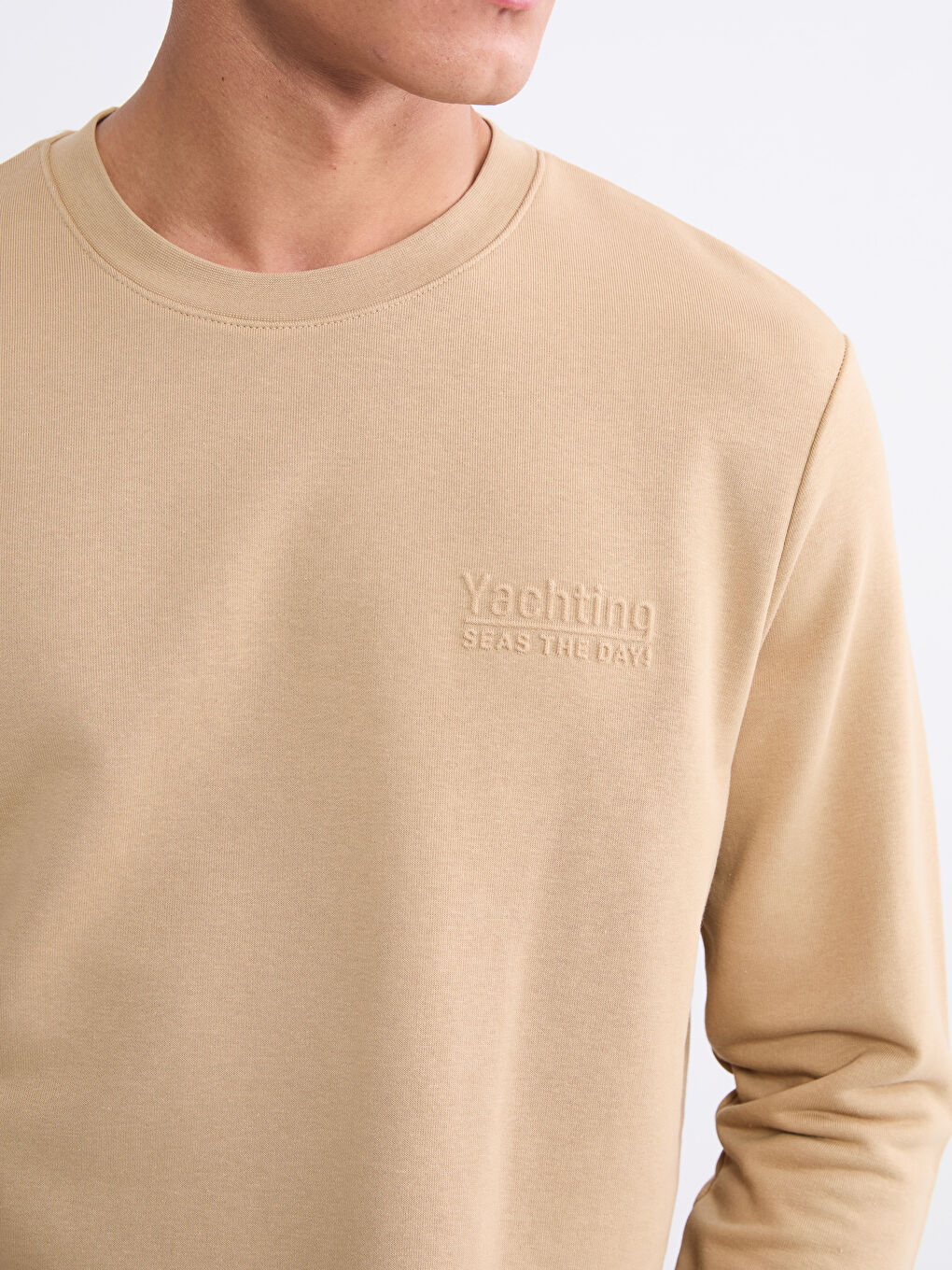 Bedrucktes Herren Sweatshirt mit Rundhalsausschnitt-2