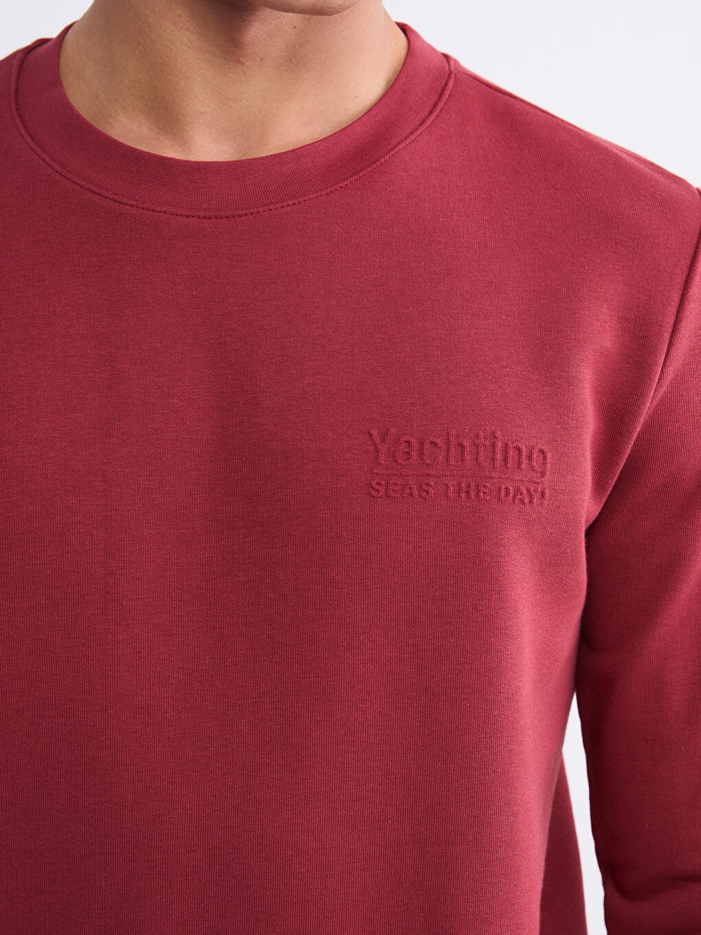 Crew Neck Printed Men's Sweatshirt-2