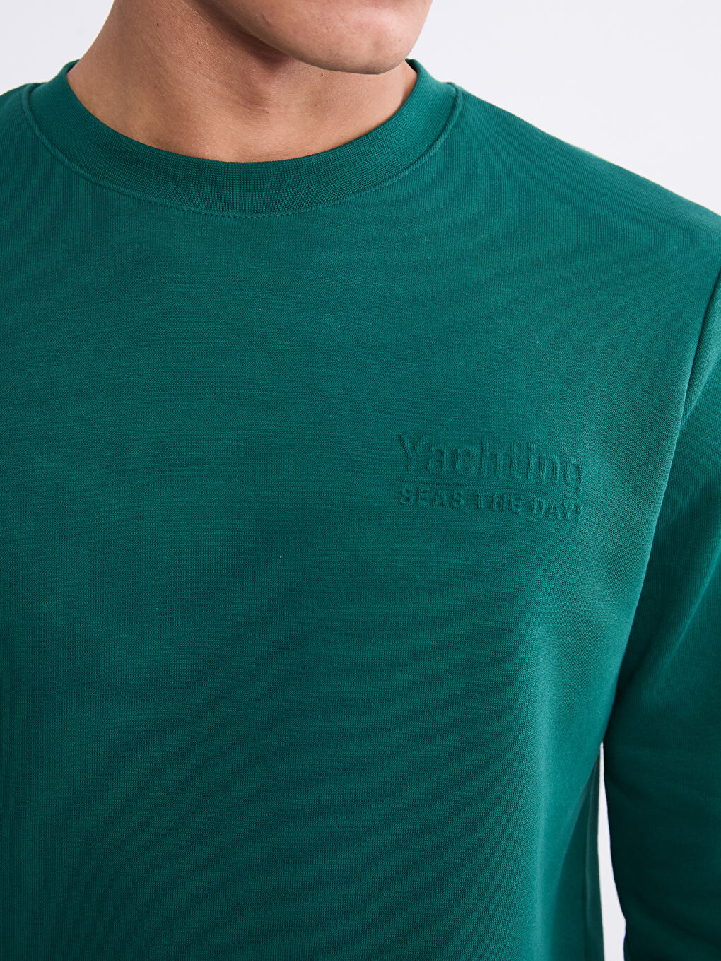 Bedrucktes Herren Sweatshirt mit Rundhalsausschnitt-2