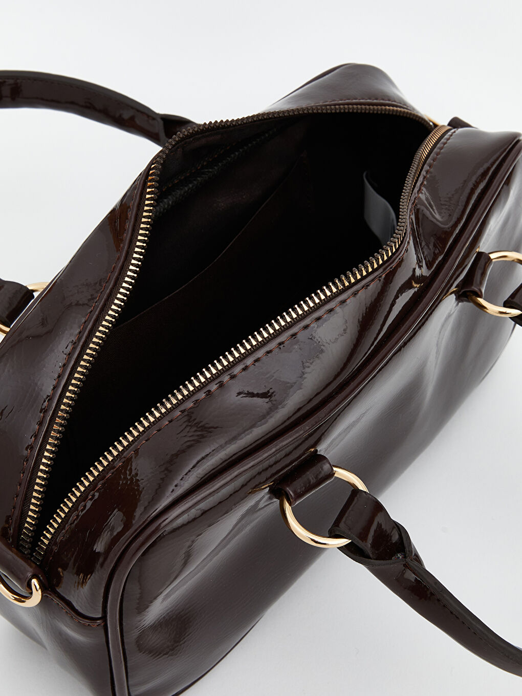 Leather-Look Women's Shoulder Bag-2