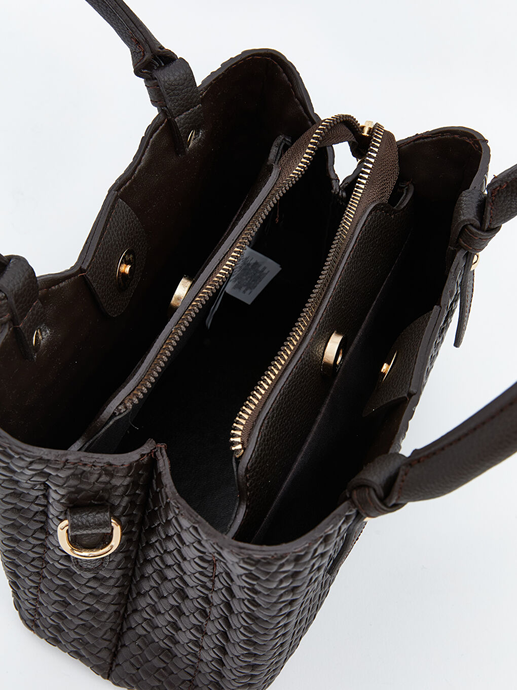 Kahverengi Çıkarılabilir Askılı Kadın Omuz Çantası-2