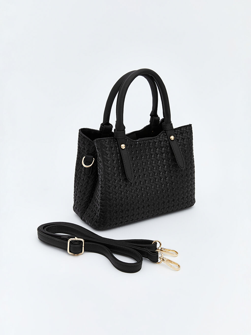 Siyah Çıkarılabilir Askılı Kadın Omuz Çantası