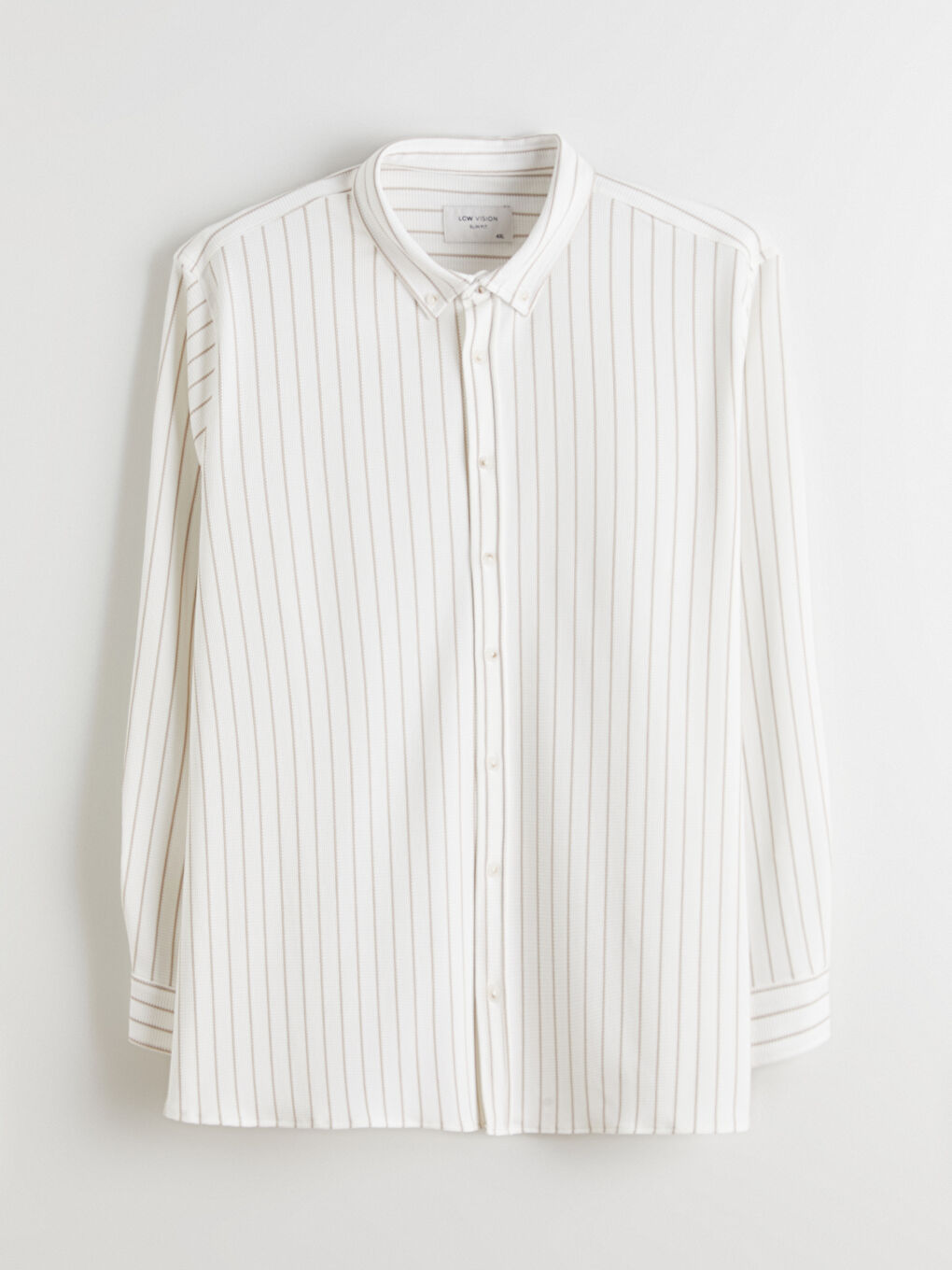 Мужчины экрю Рубашка-4