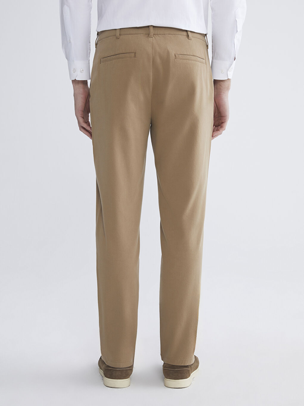 Kahverengi Standart Kalıp Erkek Pantolon-3