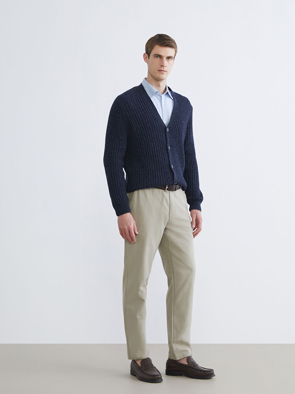 Yeşil Standart Kalıp Erkek Pantolon