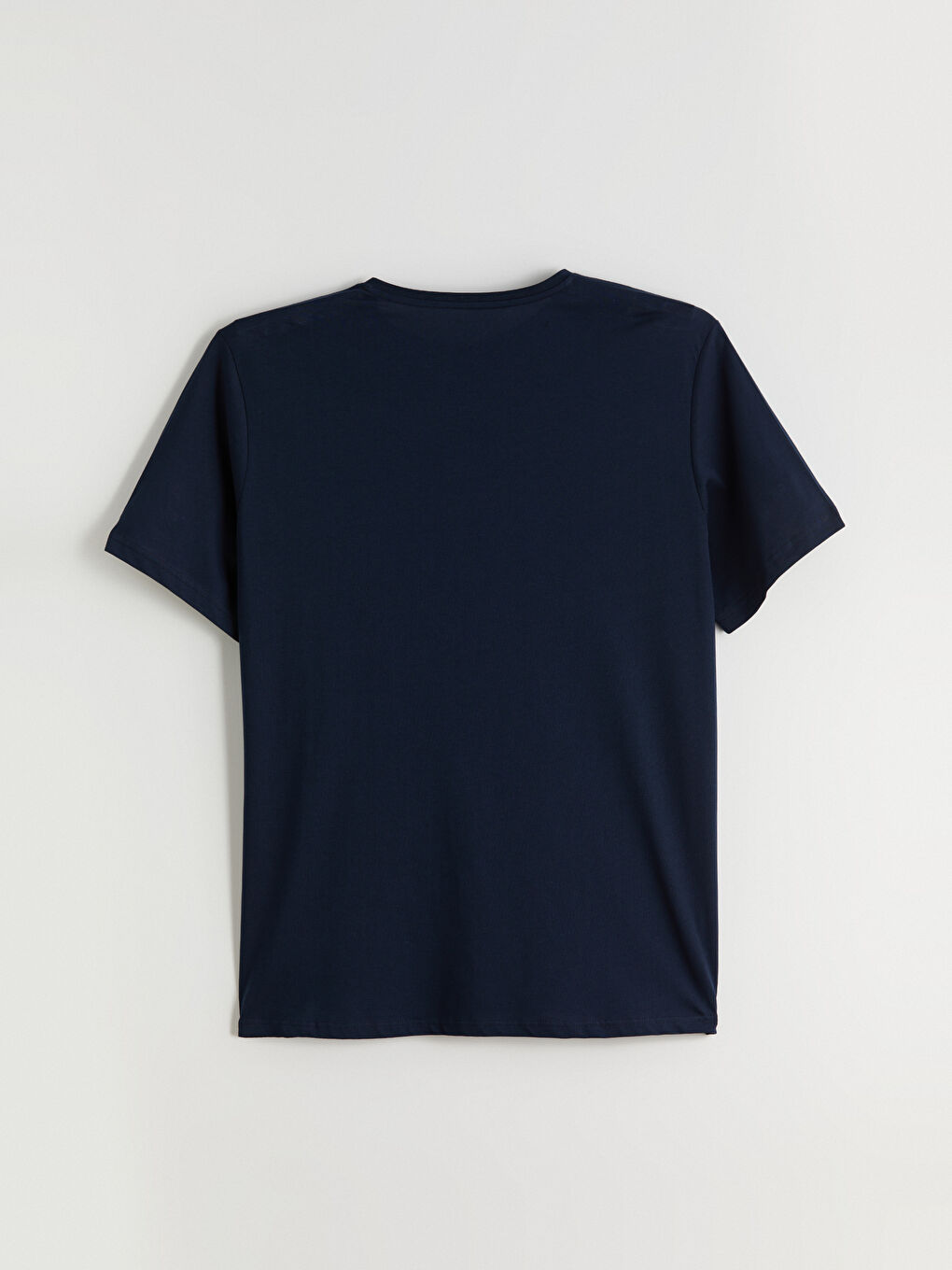 Lacivert Büyük Beden Standart Kalıp Erkek Pijama Takımı-6