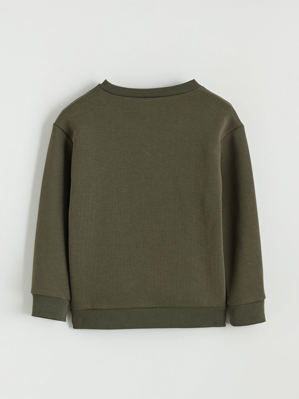 Crew Neck Printed Boys' Thick Sweatshirt-3