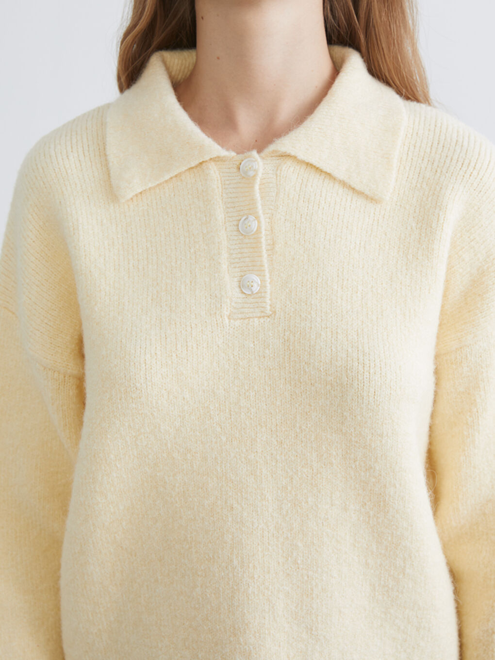 Frau GELB Pullover-2