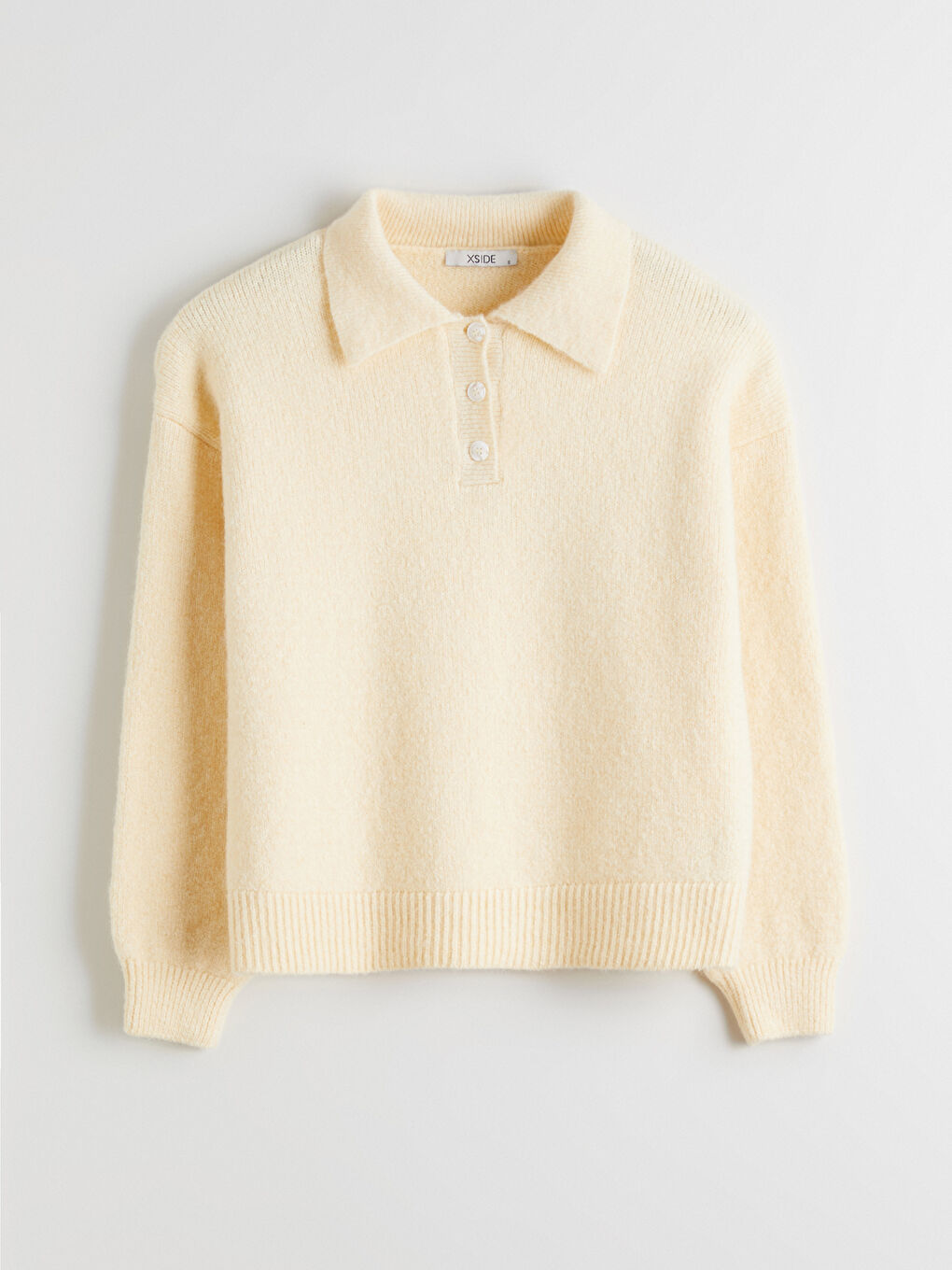 Frau GELB Pullover-4