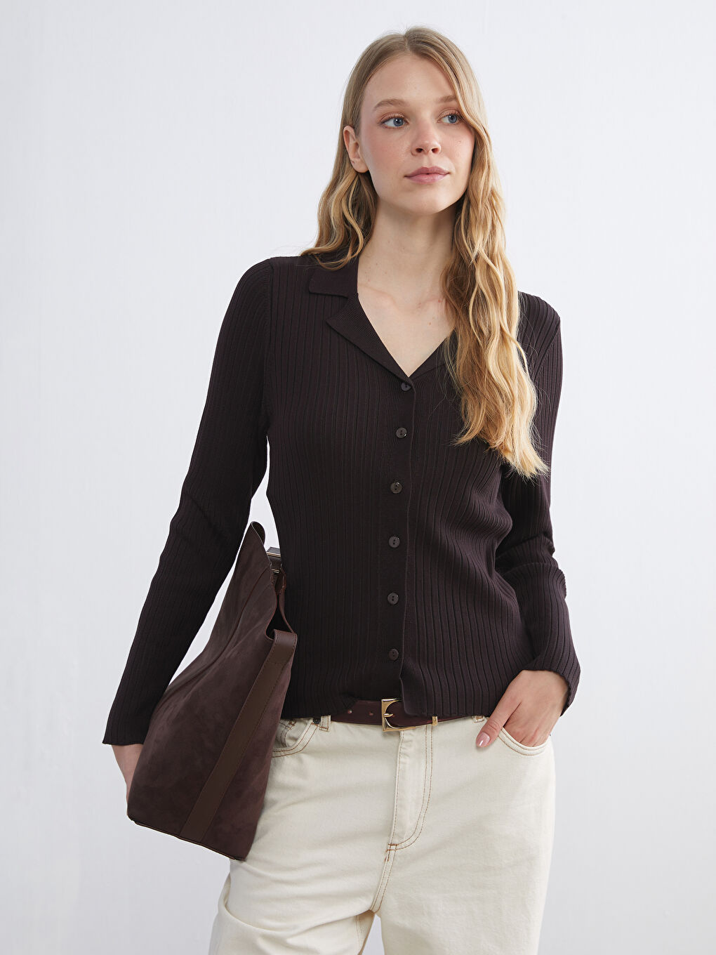 Rolka Ženski Trikotažni Kardigan