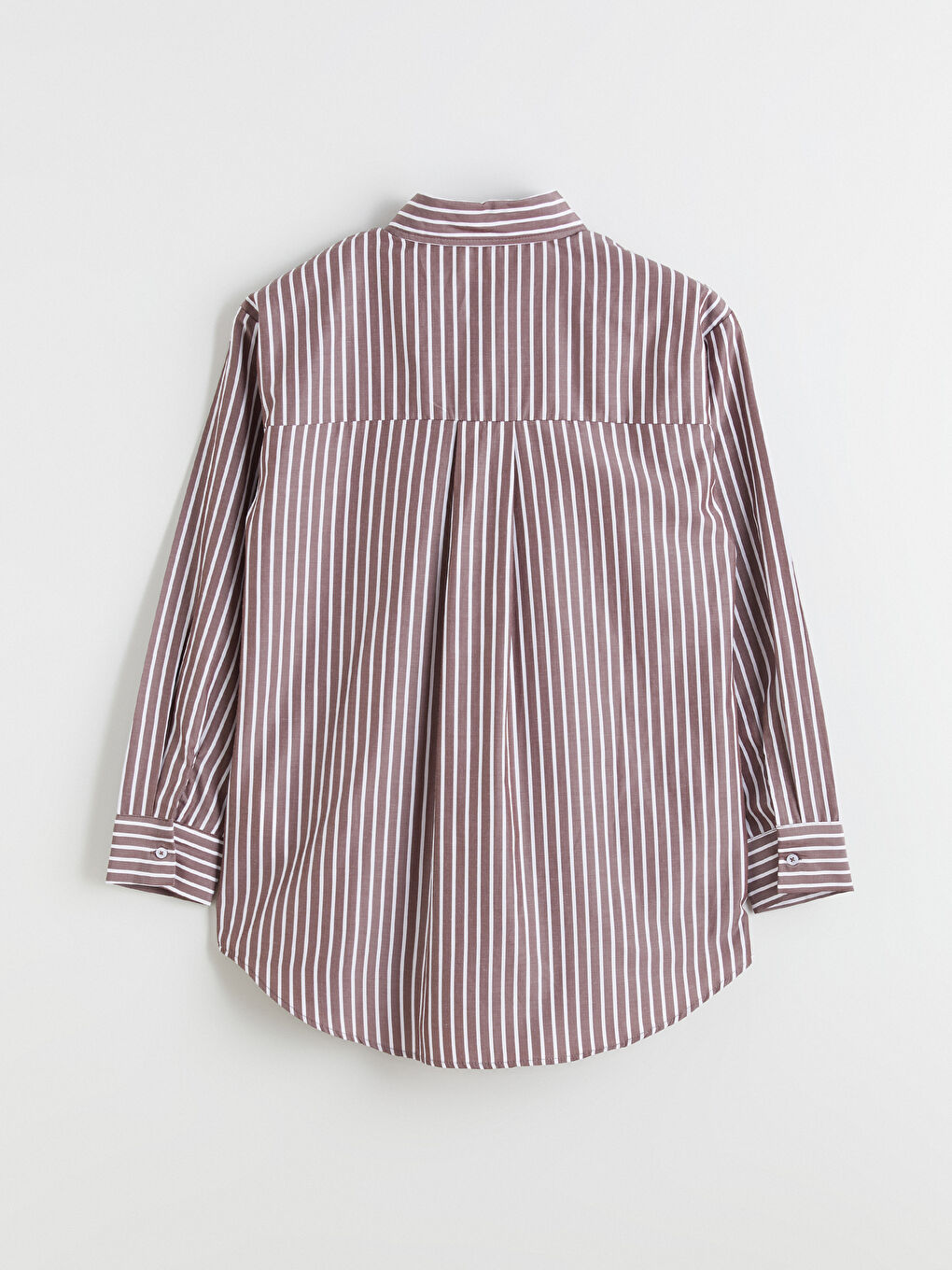 تونيك قميص بوبلين مخطط نسائي-5