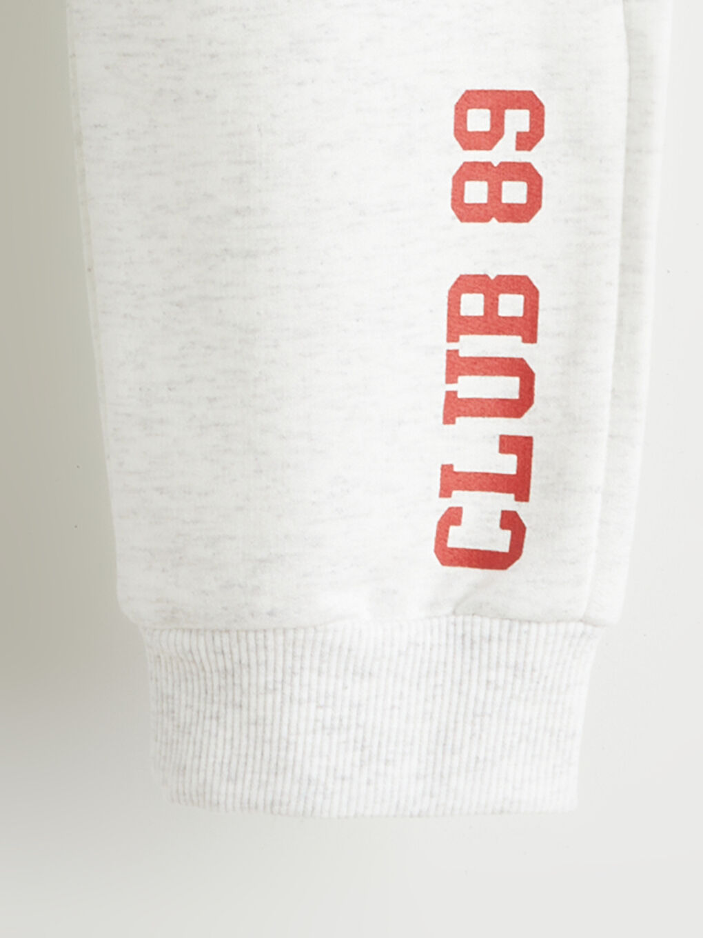 Beyaz Beli Lastikli Erkek Çocuk Jogger Eşofman Altı-2