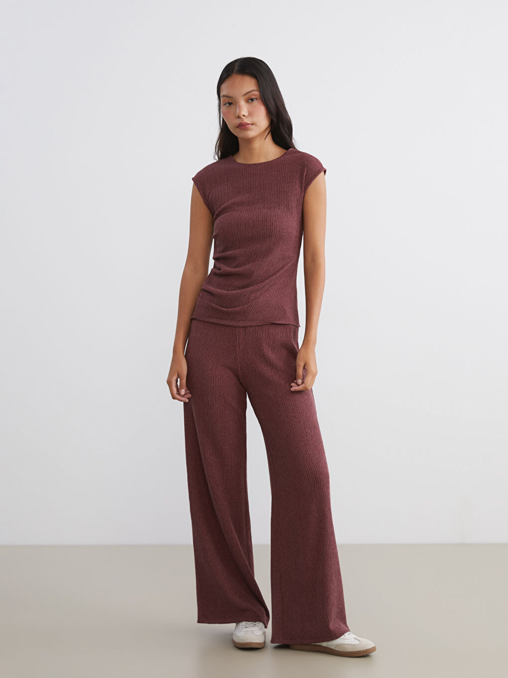 Woman BORDEAUX Blouse-1