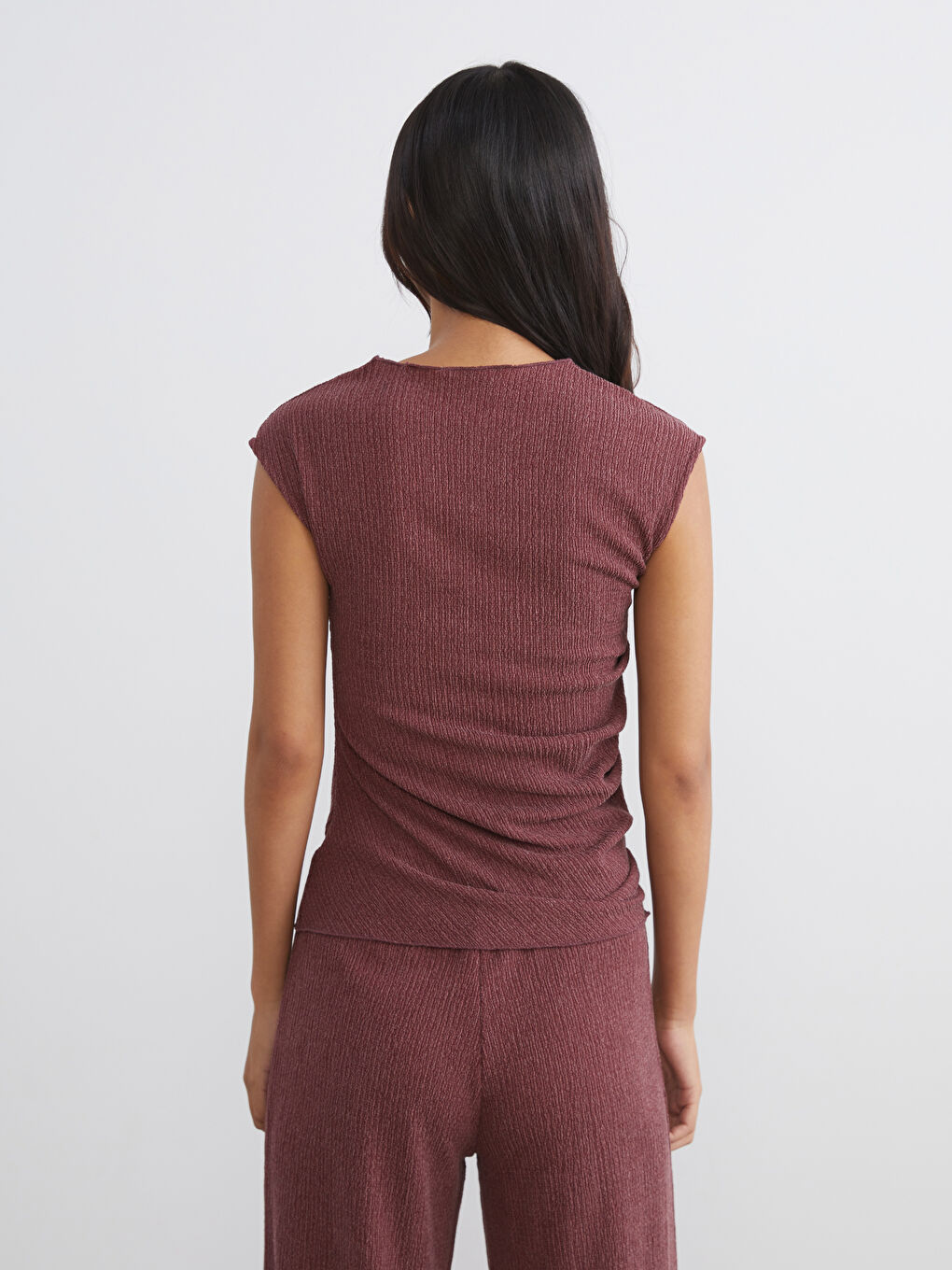 Woman BORDEAUX Blouse-3