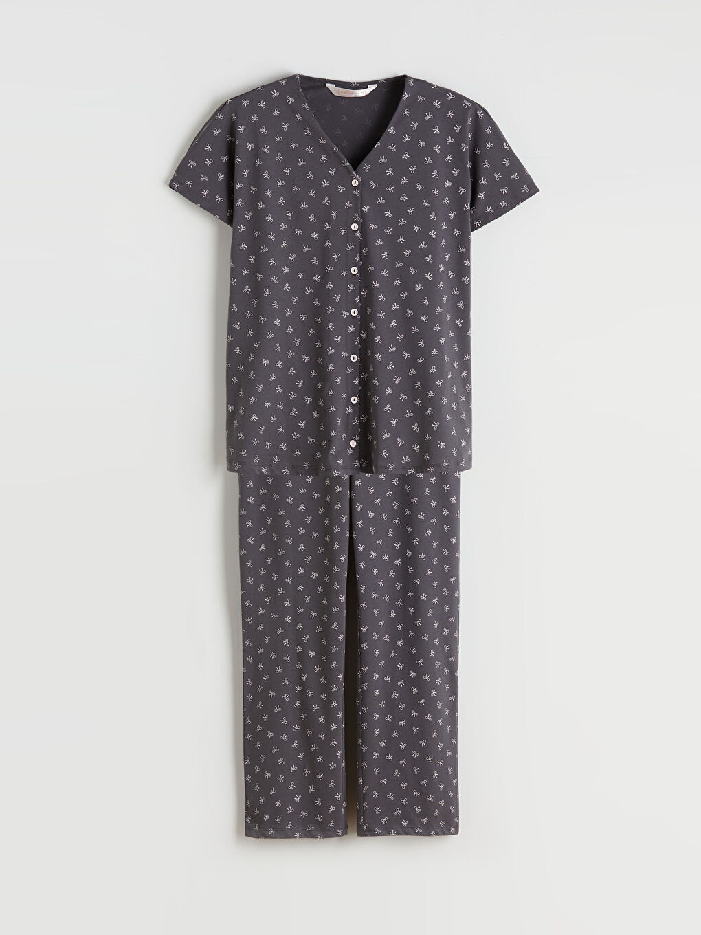 Woman GREY Pyjama Set-4