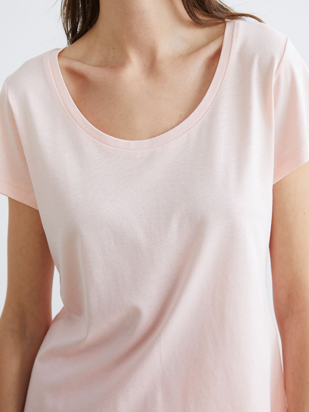 Әйелдер қызғылт Пижама жинағы-2