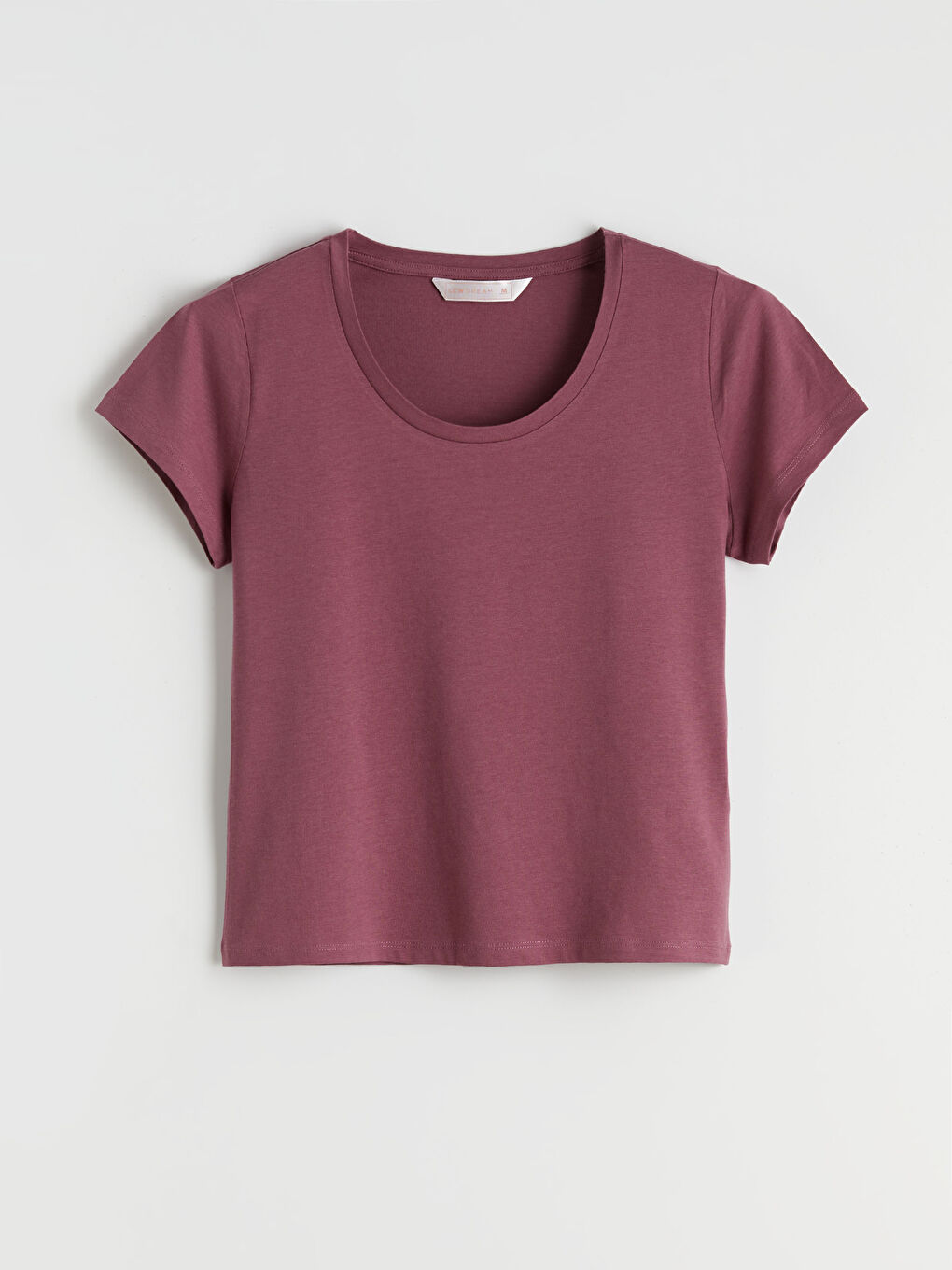 Mürdüm U Yaka Modal Karışımlı Kadın Pijama Takımı-5