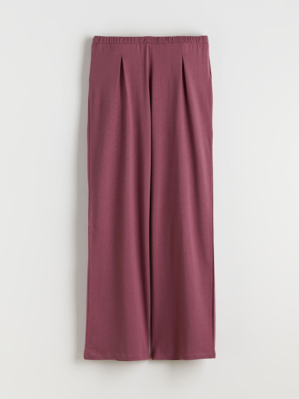 Mürdüm U Yaka Modal Karışımlı Kadın Pijama Takımı-6