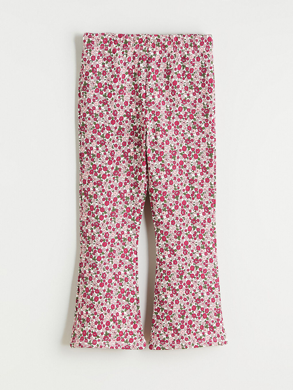 Elastic Waist Floral Spanish Leg Girls' Tights