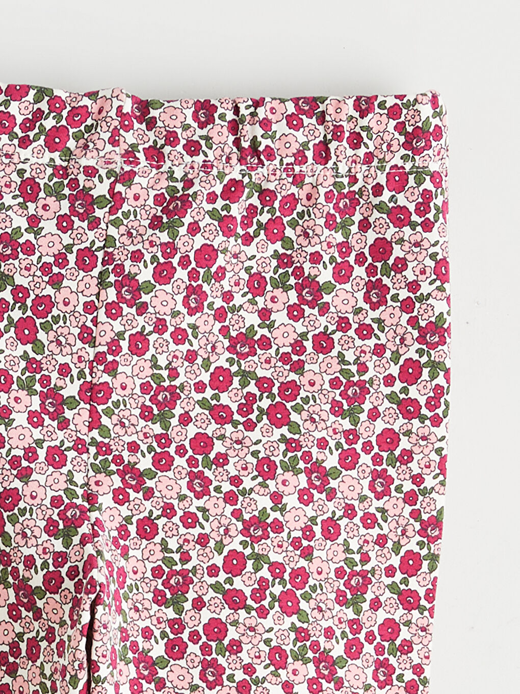 Elastic Waist Floral Spanish Leg Girls' Tights-2