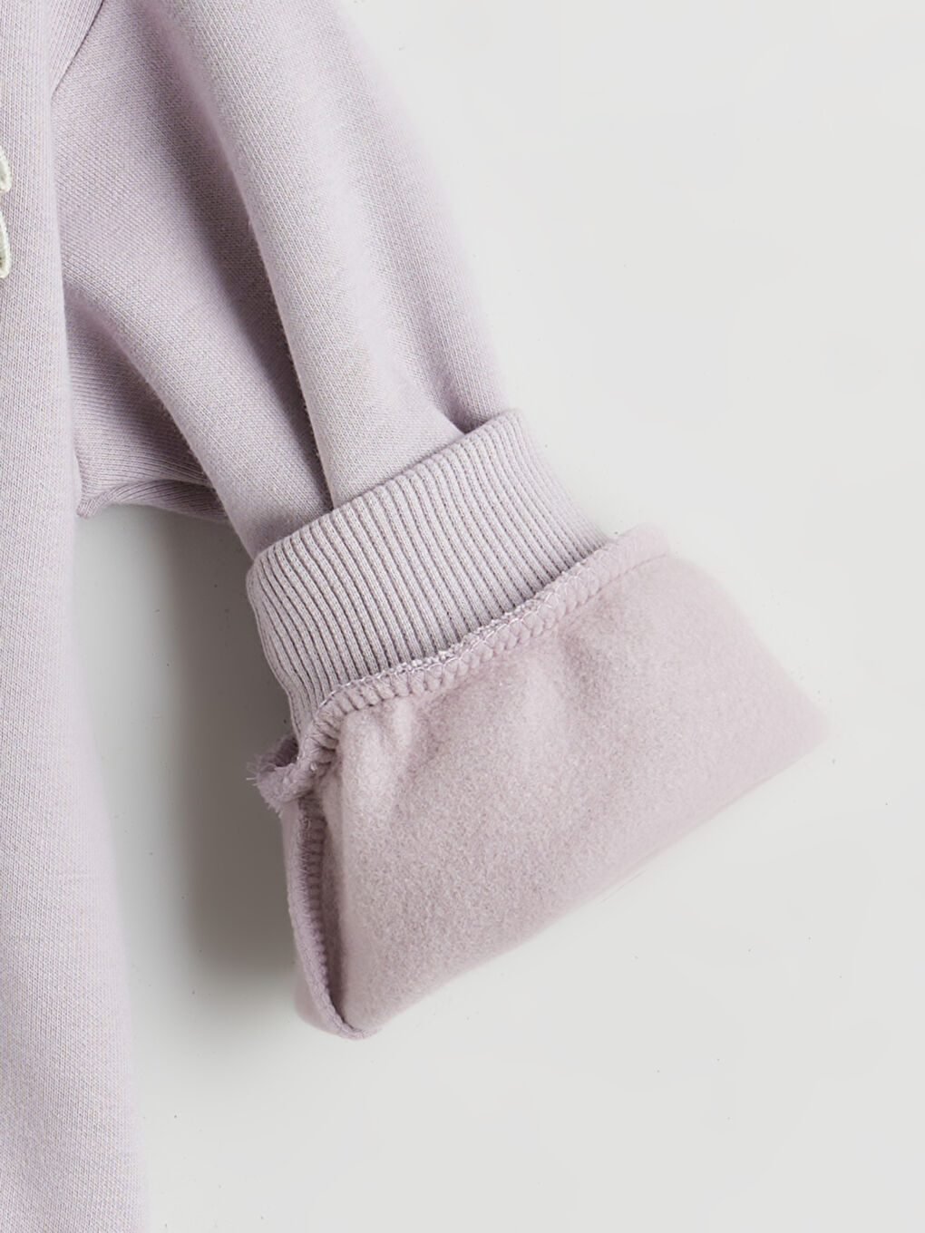 Lila Kız Çocuk Sweatshirt ve Tayt Pantolon 2'li-3